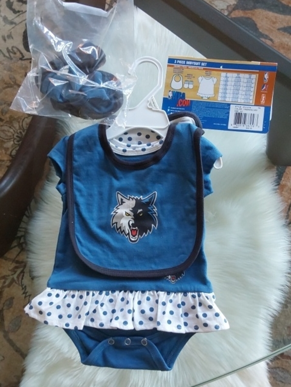 NBA 3 Piece Bodysuit Adidas Set